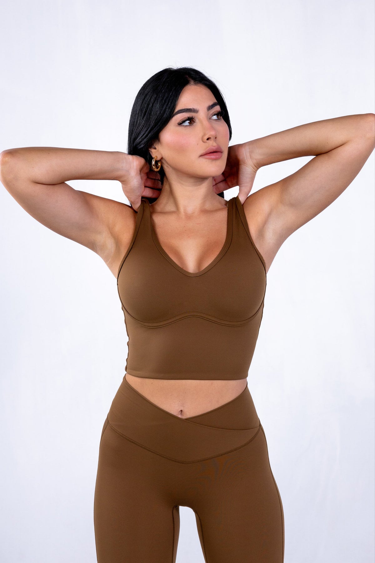 Wear Active active wear contour bra brown