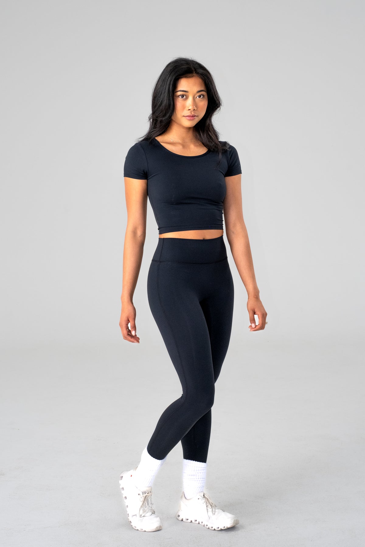 SECOND SKIN CROPPED TEE