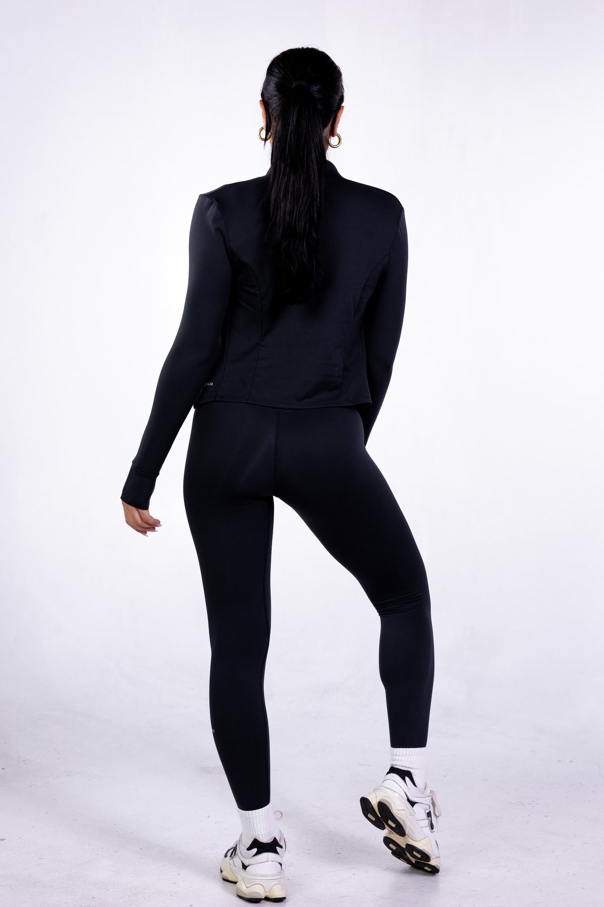 Wear Active active wear crop jacket black