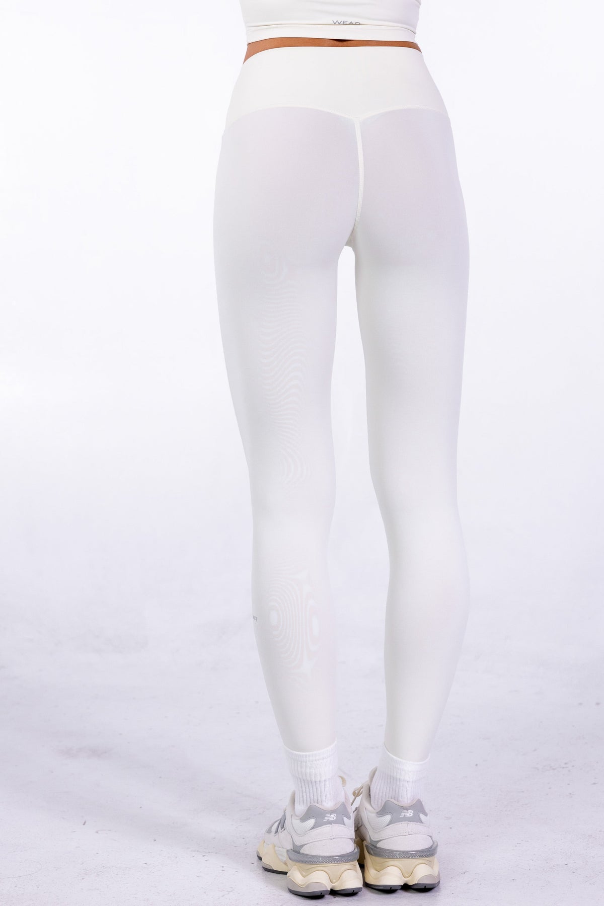 Wear Active active wear cross over legging white